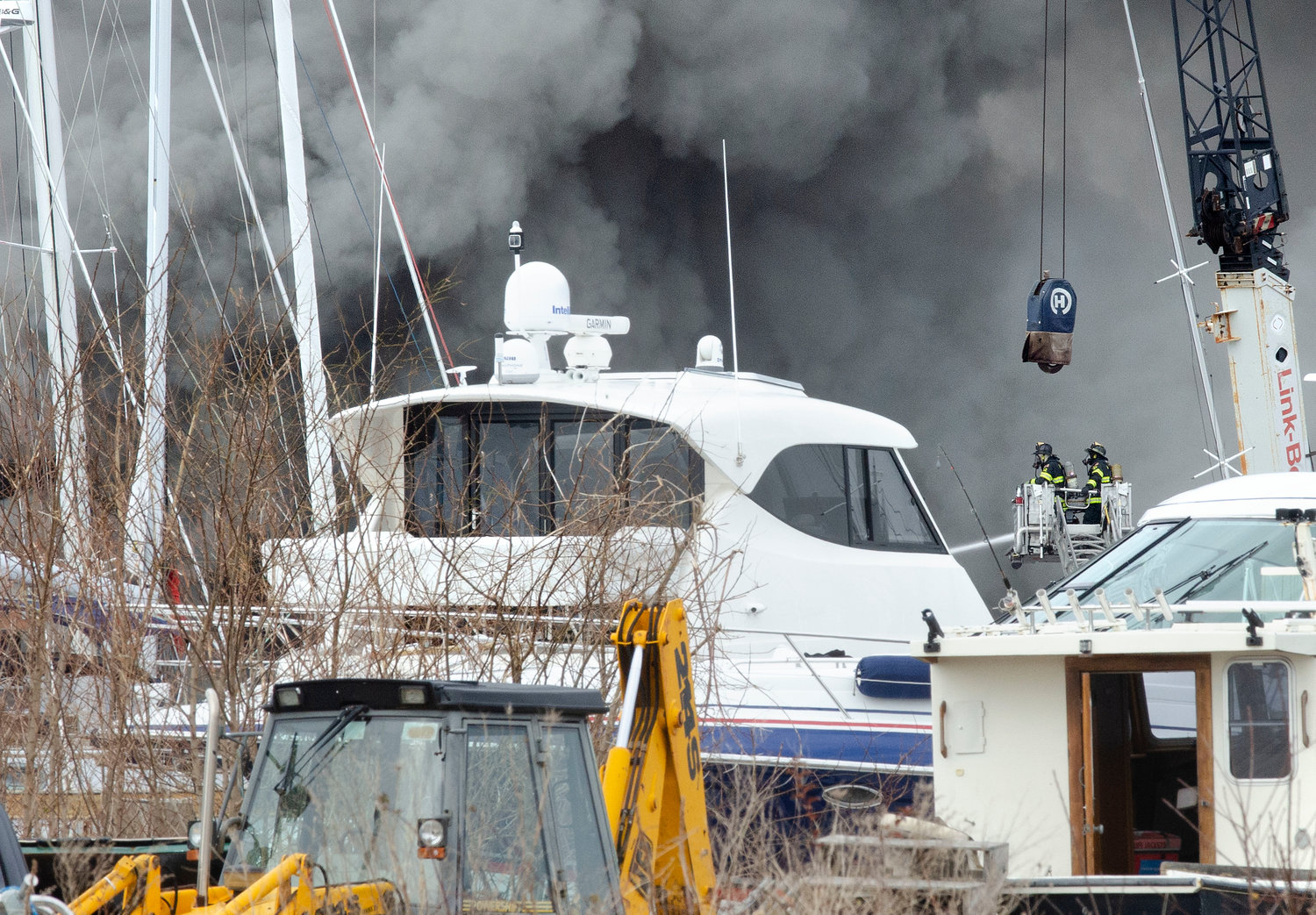 hinckley yachts fire